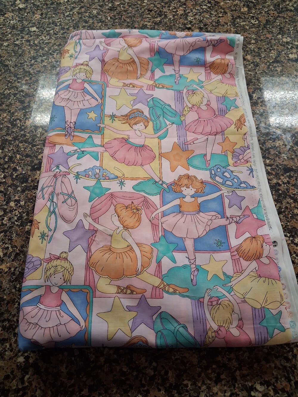 Ballerina Print Cotton Fabric